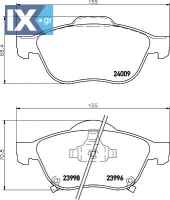 ΤΑΚΑΚΙΑ ΕΜΠΡΟΣ TOYOTA AVENSIS T22 VERSO MDB2622 MDB2622 0446505050 0446505070 0446505080 0446505090