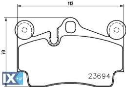 ΤΑΚΑΚΙΑ ΠΙΣΩ AUDI Q7 TOUAREG CAYENNE 7L0698451B MDB2752 4L0698451D 7L0698451 7L0698451A 7L0698451B 7L0698451G 7L0698451H 7L0698451K 7L5698451B 7L6698451A 7L6698451D JZW698451S 4L0698451D 7