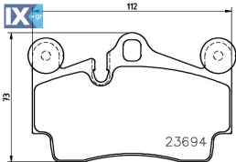 ΤΑΚΑΚΙΑ ΠΙΣΩ AUDI Q7 TOUAREG CAYENNE 7L0698451B MDB2752 4L0698451D 7L0698451 7L0698451A 7L0698451B 7L0698451G 7L0698451H 7L0698451K 7L5698451B 7L6698451A 7L6698451D JZW698451S 4L0698451D 7