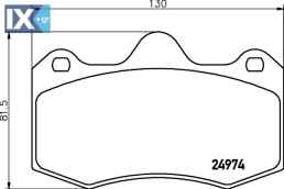 ΤΑΚΑΚΙΑ MINTEX VW GROUP 6LL698151 MDB3077 A132J0326S 6LL698151 JZW615301G 6LL698151 6LL698151 6LL698151