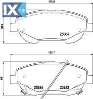 ΤΑΚΑΚΙΑ ΜΙΝΤΕΧ TOYOTA MDB3139 MDB3139 0446505260 0446505290 0446505300 0446505301 0446505302 04465YZZED