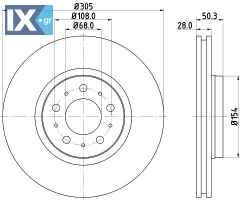 ΔΙΣΚΟΠΛΑΚA VOLVO ΜΙΝΤΕΧ MDC1433 MDC1433 272404 2724045 274170 2741700 2741702 274559 31262707 31262716 31400740 31400741 31471827