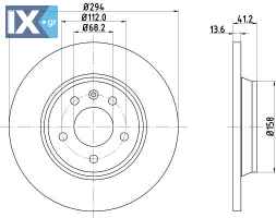 ΔΙΣΚΟΠΛΑΚΑ VW GROUP MINTEX 7D0615601C MDC1436 7D0615601A 7D0615601C 7D0615601A 7D0615601C 1110251 1140278 YM212A315AB 7D0615601A 7D0615601C 7D0615601A 7D0615601C