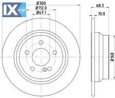 ΔΙΣΚΟΠΛΑΚΑ MERCEDES ΜΙΝΤΕΧ + MDC1633C MDC1633C MDC1633C 0004231012 2114230712 A0004231012 A2114230712