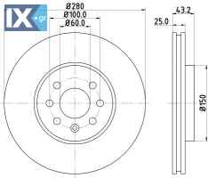 ΔΙΣΚΟΠΛΑΚΕΣ ASTRA H ΜΙΝΤΕΧ MDC1703 MDC1703 93181113 95526654 569007 569067 93197712 95526654