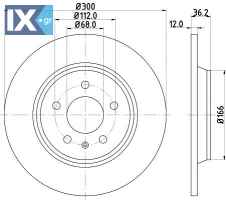 ΔΙΣΚΟΠΛΑΚΕΣ ΠΙΣΩ VW GROUP MINTEX 300MM 8K0615601B MDC2003 L8KD615601 8K0098601E 8K0098601F 8K0615601B 8K0615601J 8K0615601M 8K0615601B 8K0615601J 8K0615601M 8K0615601B 8K0615601J 8K061560