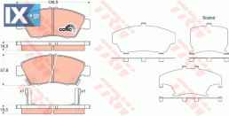 TAKAKI GAP GAP3375 GDB3375 06450S5AE50 06450S5AG00 45022504V10 45022S04506 45022S04E60 45022S04V10 45022S04V11 45022S04V12 45022S5AE50 45022S5AG00 45022S5AG01 45022S5AJ00 45022S5AJ01 45