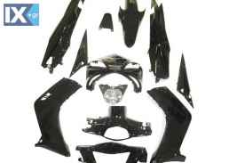 Σετ Κουστούμι Πλαστικά Μαύρο Για Yamaha Crypton 135 L/C 39001