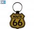 Μπρελόκ Κλειδιών Route 66 Κίτρινο Υφασμάτινο lf044  - 5 EUR