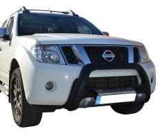 ΕΜΠΡΟΣΘΙΟΣ ΠΡΟΦΥΛΑΚΤΗΡΑΣ ΜΕ ΠΟΔΙΑ (BULL-BAR) PRE 113 NISSAN NAVARA D40 2006+