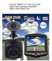 HD CAMERA 1080P 2.4» LCD Car DVR