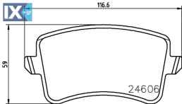 TAKAKIA ΠΙΣΩ AUDI A4, A5, Q5, 07-17 MDB2929 MDB2929 L8KD698451 L8KD698451A L8KD698451B 8K0098601E 8K0098601F 8K0098601H 8K0698451 8K0698451A 8K0698451B 8K0698451C 8K0698451D 8K0698451E