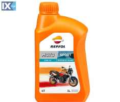 Repsol Sport 4T Ημισυνθετικό Λάδι Μοτοσυκλέτας 10W-40 1lt REP-SPORT1040