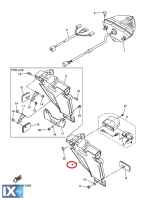 Πίσω Φτερό Λασπωτήρας 5VY216290100 Για Yamaha R1 04 5VY-21629-01