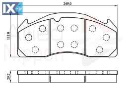 ΣΕΤ ΔΙΣΚΟΦΡΕΝΑ ΕΜΠΡ. ΟΠΙΣΘ. VOLVO ACV055HD