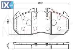 ΣΕΤ ΔΙΣΚΟΦΡΕΝΑ ΕΜΠΡ. MAN ACV058HD 81508206051