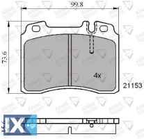 ΣΕΤ ΔΙΣΚΟΦΡΕΝΑ ΕΜΠΡ. MERCEDES ADB01006 0024201920 0024203720 A0024201920 A0024203720