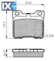 ΣΕΤ ΔΙΣΚΟΦΡΕΝΑ ΟΠΙΣΘ. PEUGEOT ADB01060 1611456880 425130 425208 425266 442760 E172198 E172223 E172280 1611456880 425130 425208 425266 E172198 E172223 E172280