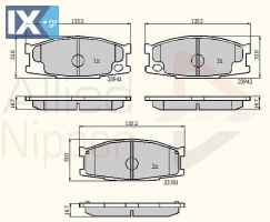 ΣΕΤ ΔΙΣΚΟΦΡΕΝΑ ΕΜΠΡ. MITSUBISHI ADB01087 MC894589 MK499873