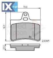 ΣΕΤ ΔΙΣΚΟΦΡΕΝΑ ΟΠΙΣΘ. CITROEN ADB01122 425217 425290 425334 E172231 E172591