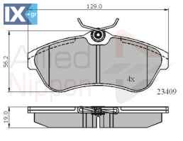 ΣΕΤ ΔΙΣΚΟΦΡΕΝΑ ΕΜΠΡ. CITROEN ADB01146 1611334680 425237 425372 E172282