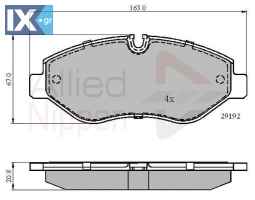 ΣΕΤ ΔΙΣΚΟΦΡΕΝΑ ΕΜΠΡ. MERCEDES ADB01555 0044208320 0054202120 0054205220 0054207020 0064208420 0084205020 9064210010 9064210400 A0044206720 A0044208320 A0054202120 A0054205220 A0054207020 A0064208420