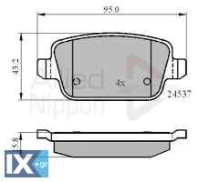 ΣΕΤ ΔΙΣΚΟΦΡΕΝΑ ΟΠΙΣΘ. FORD-VOLVO ADB01610 1438867 1439867 1459408 1477803 15662234 1566234 1682005 1756395 6G9012M008GD 6G912M008GB 6G912M008GC 6G912M008GF 6G912MM08GA 6G912MM08GB 6G912MM08GC ME6G9J2