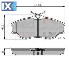 ΣΕΤ ΔΙΣΚΟΦΡΕΝΑ ΕΜΠΡ. LAND ROVER ADB0162 SFP000210 SFP100460 SFP100480 STC1880 STC3195 STC3685 SFP000210 SFP100460 SFP100480 SFP100580 SFP100590 SFP500150 STC1880 STC3195 STC3685