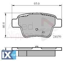 ΣΕΤ ΔΙΣΚΟΦΡΕΝΑ ΟΠΙΣΘ. PEUGEOT ADB01658 1611456780 1611457280 1617272480 425322 425325 425340 425398 425399 425401 425419 425440 425476 725398 E172270 E172286 425322 425325 425340 425399 425419 425440