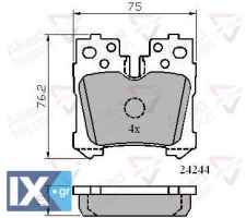 ΣΕΤ ΔΙΣΚΟΦΡΕΝΑ ΟΠΙΣΘ. LEXUS ADB01722 044660W010 044660W020 044660W010 044660W020