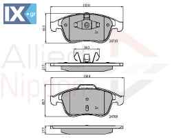 ΣΕΤ ΔΙΣΚΟΦΡΕΝΑ ΕΜΠΡ. RENAULT ADB01725 410600011R 410600032R 410602933R 410607369R 410607585R