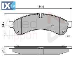 ΣΕΤ ΔΙΣΚΟΦΡΕΝΑ ΟΠΙΣΘ. IVECO ADB01727 42555633 425556633