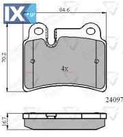 ΣΕΤ ΔΙΣΚΟΦΡΕΝΑ ΟΠΙΣΘ. VW ADB01728 7L6698451B 7L6698451B 7L6698451B 7L6698451B