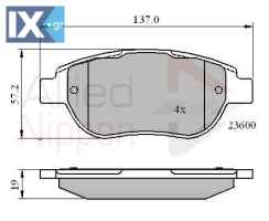 ΣΕΤ ΔΙΣΚΟΦΡΕΝΑ ΕΜΠΡ. CITROEN-PEUGEOT ADB01748 425222 425235 425250 425252 425253 425331 425339 425385 425418 425471 425489 425492 E172125 E172284 E172315 425222 425235 425250 425252 425253 425331 425