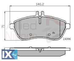 ΣΕΤ ΔΙΣΚΟΦΡΕΝΑ ΕΜΠΡ. MERCEDE ADB01786 0054200820 0054200920 0054201220 0054201520 0064207120 0074201620 0074205520 0074205620 0074205720 0074209220 0074209290 A0004200305 A0004201005 A0054200820 A005