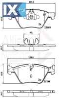 ΣΕΤ ΔΙΣΚΟΦΡΕΝΑ ΕΜΠΡ. BMW ADB02011 34112288856 34112288857 34116771972 34116777772 34116797859