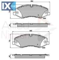 ΣΕΤ ΔΙΣΚΟΦΡΕΝΑ ΕΜΠΡ. LAND ROVER ADB02030 LR015578 LR016962 LR026221