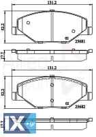 ΣΕΤ ΔΙΣΚΟΦΡΕΝΑ ΕΜΠΡ. SKODA ADB02126 6RU698151 6RU698151A 6RU698151B 6RU698151 6RU698151A 6RU698151 6RU698151A 6RU698151 6RU698151A