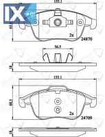 ΣΕΤ ΔΙΣΚΟΦΡΕΝΑ ΕΜΠΡ. RENAULT ADB02162 410600629R 440600629R