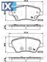 ΣΕΤ ΔΙΣΚΟΦΡΕΝΑ ΕΜΠΡ. FORD ADB02197 1751951 1765066 1775672 1785193 1848532 1860476 AY112K021BA AY112K021BB AY112K021BC AY112K021BD AY112K021CA MEAY1J2K021AA