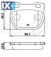 ΣΕΤ ΔΙΣΚΟΦΡΕΝΑ ΟΠΙΣΘ. LAND ROVER ADB02215 SFP000130 SFP00025 SFP000250