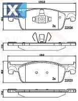 ΣΕΤ ΔΙΣΚΟΦΡΕΝΑ ΕΜΠΡ. DACIA -RENAULT ADB02316 410605536R 410605536R 8660005291