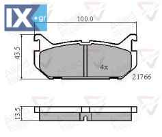 ΣΕΤ ΔΙΣΚΟΦΡΕΝΑ ΟΠΙΣΘ. MAZDA ADB0327 G5Y62648Z9C G5Y62648ZA GAYE2649ZA F42Z2200A G5Y5263Z G5Y5263ZA G5Y52643Z G5Y52643ZA G5Y6263Z G5Y6263ZA G5Y6263ZB G5Y6263ZC G5Y62643Z G5Y62643ZA G5Y62643ZB G5Y62643