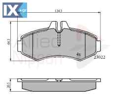 ΣΕΤ ΔΙΣΚΟΦΡΕΝΑ ΕΜΠΡ. MERCEDES ADB0480 0004214110 0034200120 0034205420 2302220904 6384210010 A0004200120 A0004214110 A0034200120 A0034205420 A2302220904 A6384210010