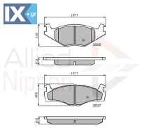 ΣΕΤ ΔΙΣΚΟΦΡΕΝΑ ΕΜΠΡ. VW ADB0703 867698151 867698151 867698151 867698151