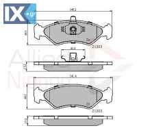 ΣΕΤ ΔΙΣΚΟΦΡΕΝΑ ΕΜΠΡ. MAZDA-FORD ADB0876 1E033323Z 1E033323ZA 1E033323ZB 1E03333Z 1E03333ZA 1E03333ZB 1010502 1013843 1030601 1042687 1064762 1079919 96FB2K021AA 98FB2K021AA