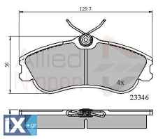 ΣΕΤ ΔΙΣΚΟΦΡΕΝΑ ΕΜΠΡ. CITROEN - PEUGEOT ADB0892 425213 425234 425333 425378 425379 425380 E172536 425213 425234 425333 425378 425379 425380 E172073 E172536