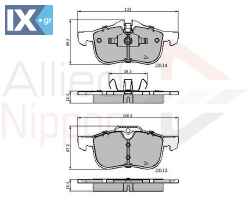 ΣΕΤ ΔΙΣΚΟΦΡΕΝΑ ΕΜΠΡ. ROVER ADB0898 SFP100511 GBP90342AF SFP100511 SFP100511SLP