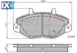 ΣΕΤ ΔΙΣΚΟΦΡΕΝΑ ΕΜΠΡ. FORD ADB0924 5028764 6197739 6965580 7018203