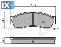 ΣΕΤ ΔΙΣΚΟΦΡΕΝΑ ΕΜΠΡ. ROVER ADB0999 0277942100114 0277942100134